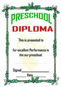 Preschool Diploma