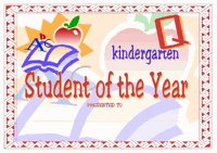 Kindergarten Student of the year